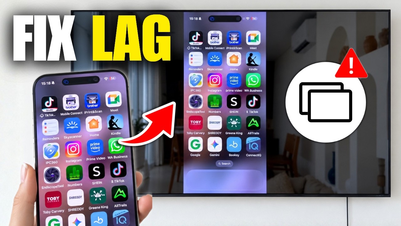 How To Fix Screen Mirroring Lag On TV (Quick Guide)