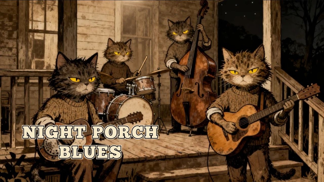 Night Porch Blues | DEEP Mississippi DELTA Blues Instrumental Loop