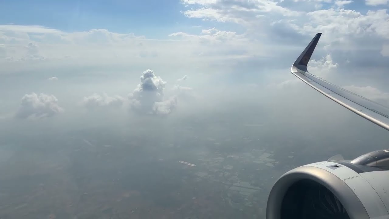 Air India Inaugural Flight Takeoff | Delhi to Manila | A321LR Business Class