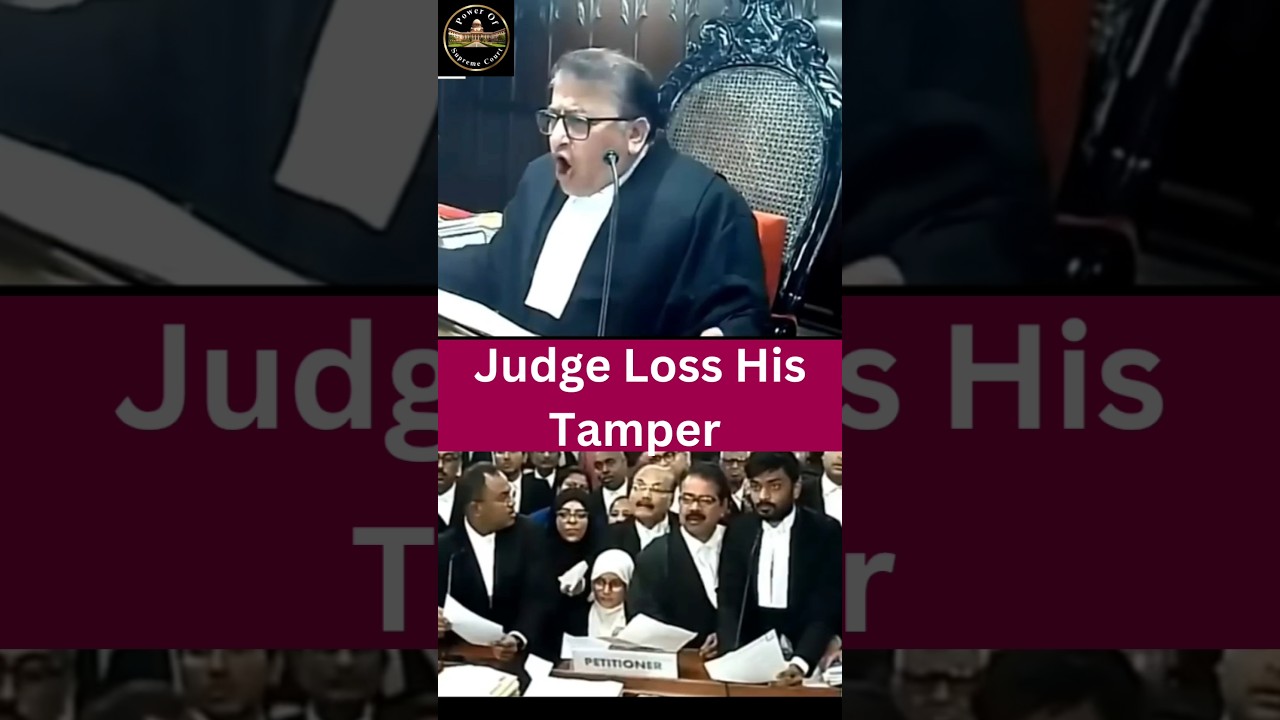 Judge Loss HisTamper | High Court Live | Angry | #law #shorts