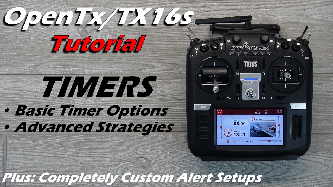 OpenTx Companion Tutorial • Timers Explained • Fun with Timers • Radiomaster TX16s •  [Beginners]