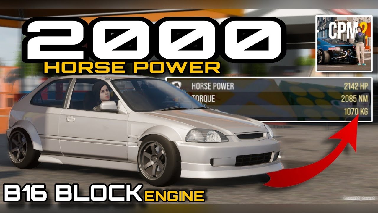 Превратите свой Honda Civic EK9 в автомобиль мощностью 2000 л.с. с двигателем B16 — без обмана! 1...