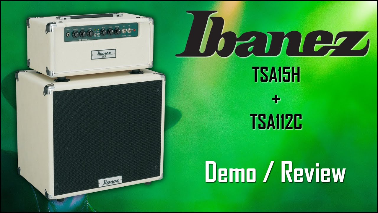 DEMO - Ibanez TSA15H Tube Screamer head & TSA112C
