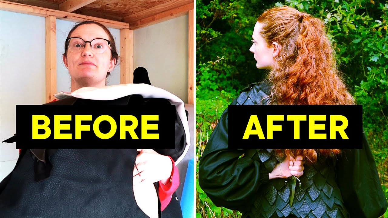 Making a Scale Armor Vest (from Sofa Scraps!)