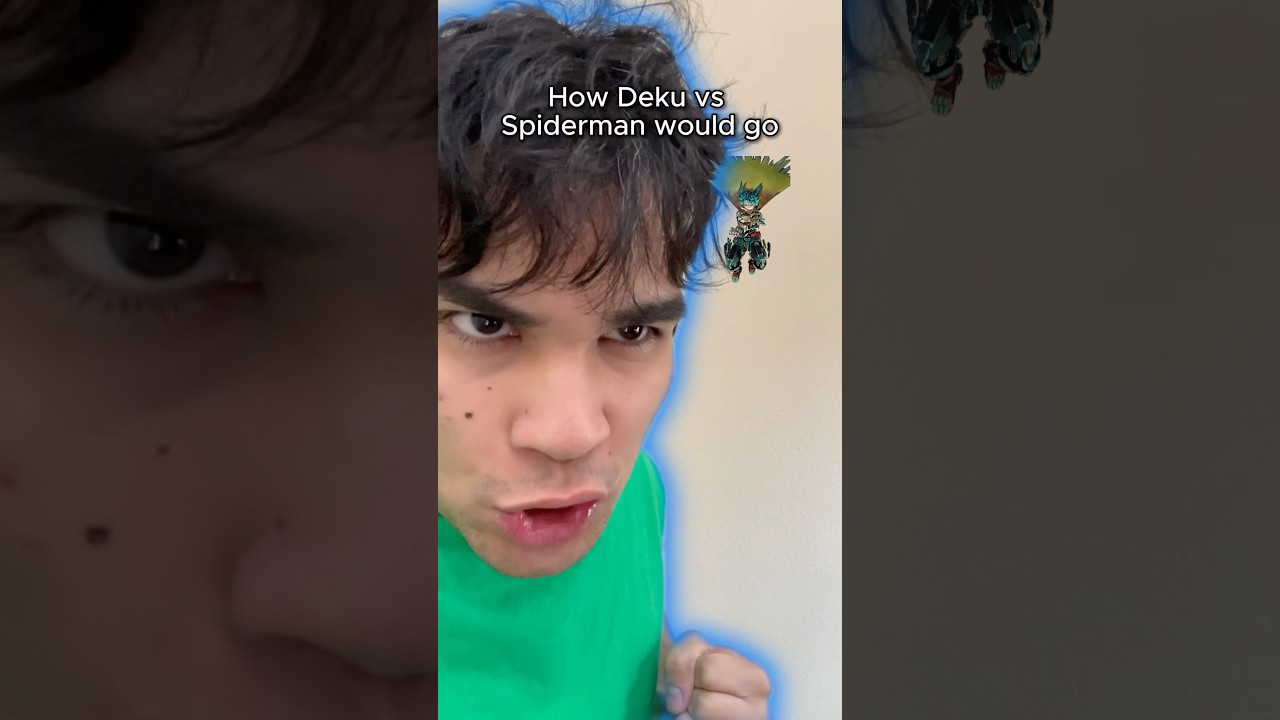 Deku VS Spiderman #comics #anime #deku #spiderman
