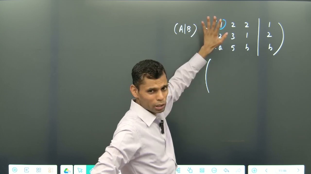 IIT JAM MATHS 2026 SYSTEM OF EQUATIONS [13]