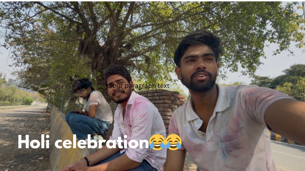 Office m holi celebrate ki❤️