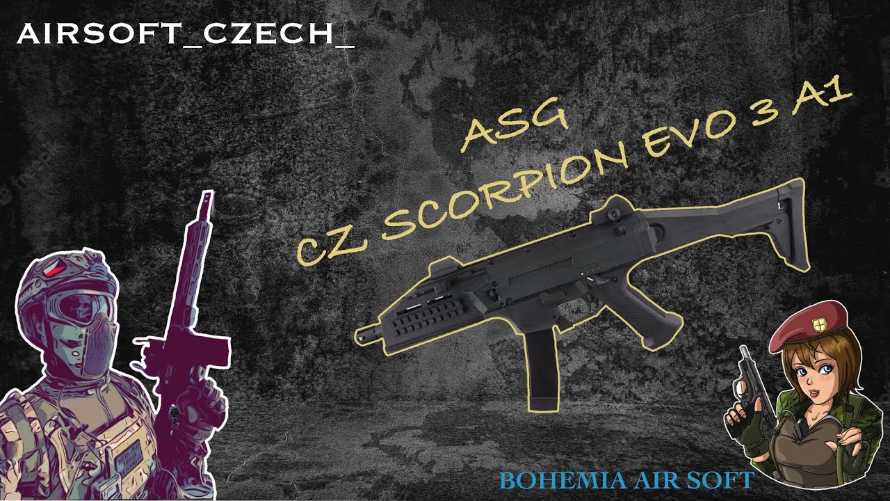 ASG SCORPION EVO 3 A1 | AIRSOFT RECENZE | CZ