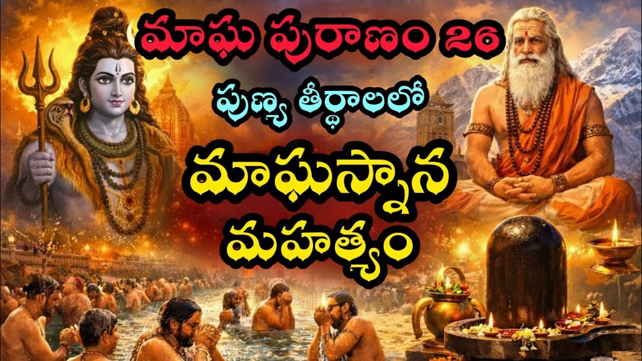 Magha Puranam - 26  | Magha Puranam Story in Telugu | మాఘమాస మహిమ | Ananda Lakshmi Studios