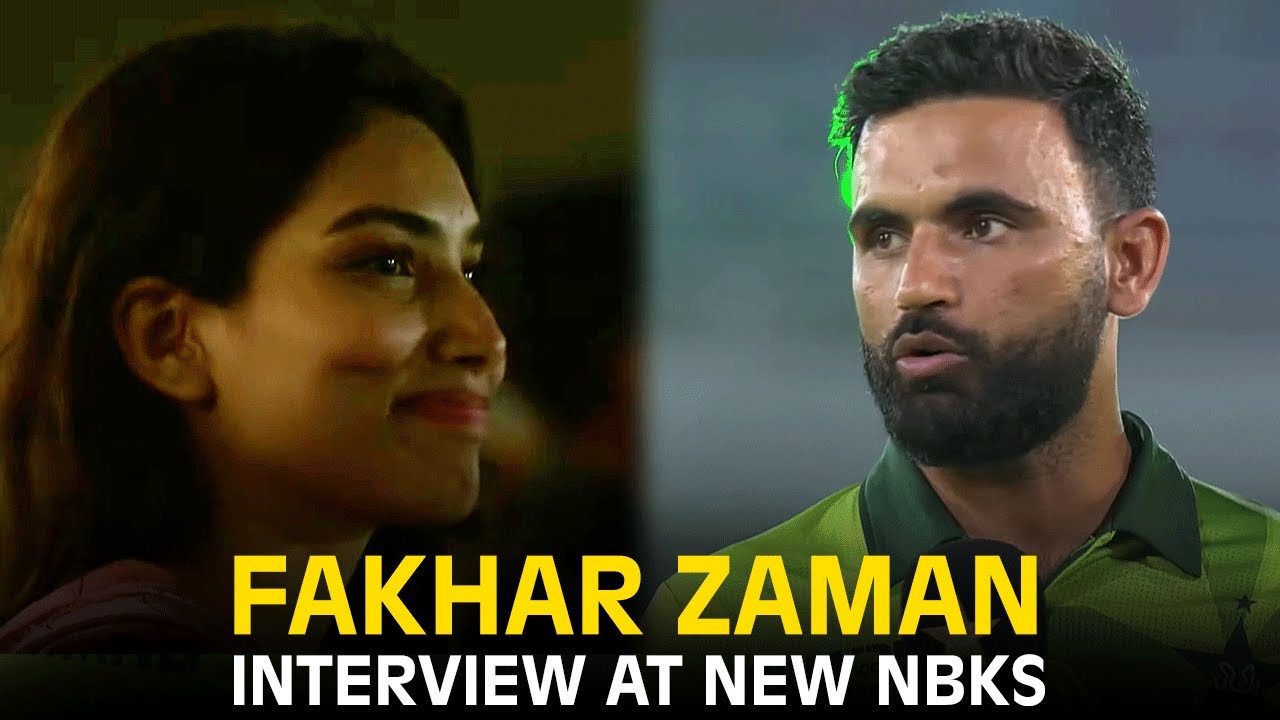 Fakhar Zaman Interview | Grand Inauguration of the Newly Built National Stadium Karachi | PCB | MA2K