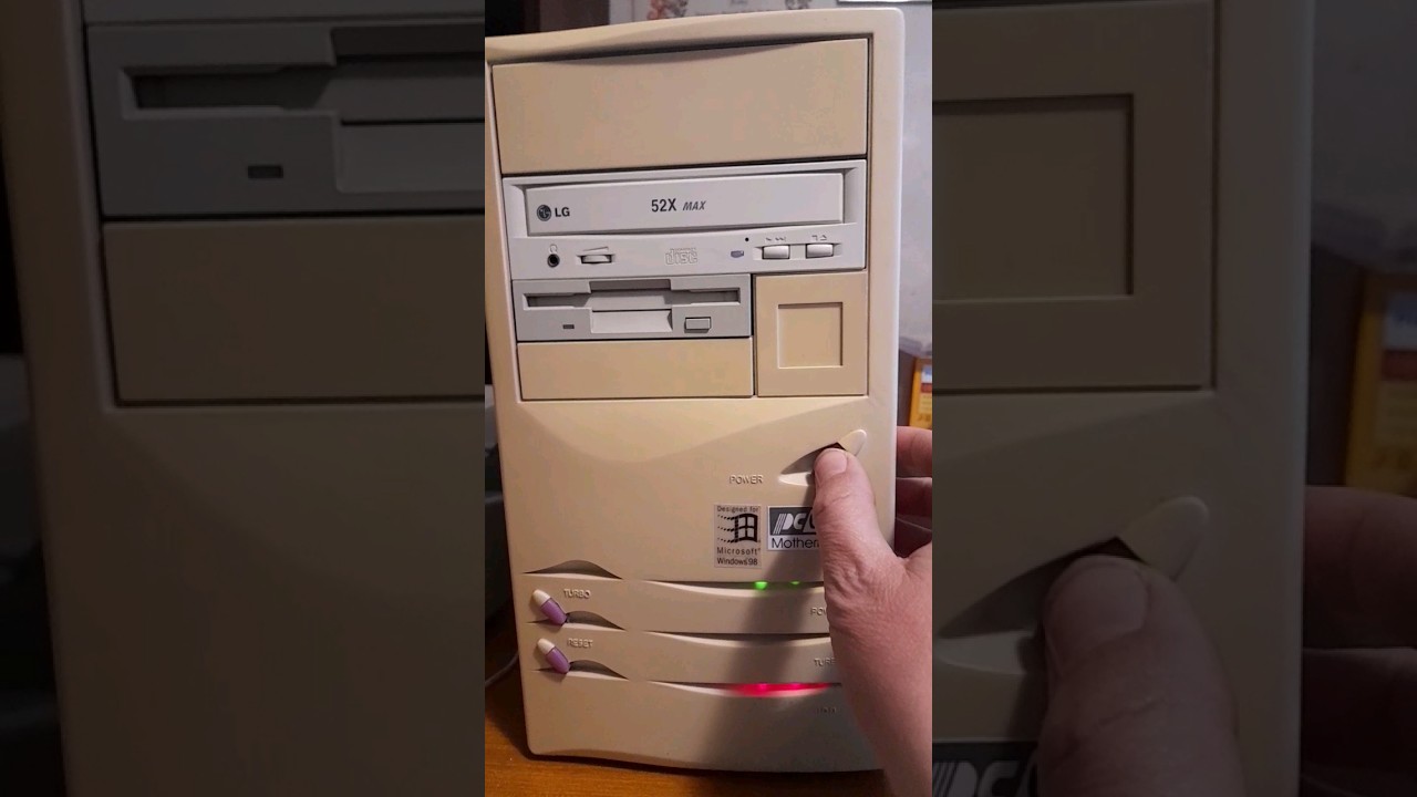 Pentium 200 mmx start Windows 98se