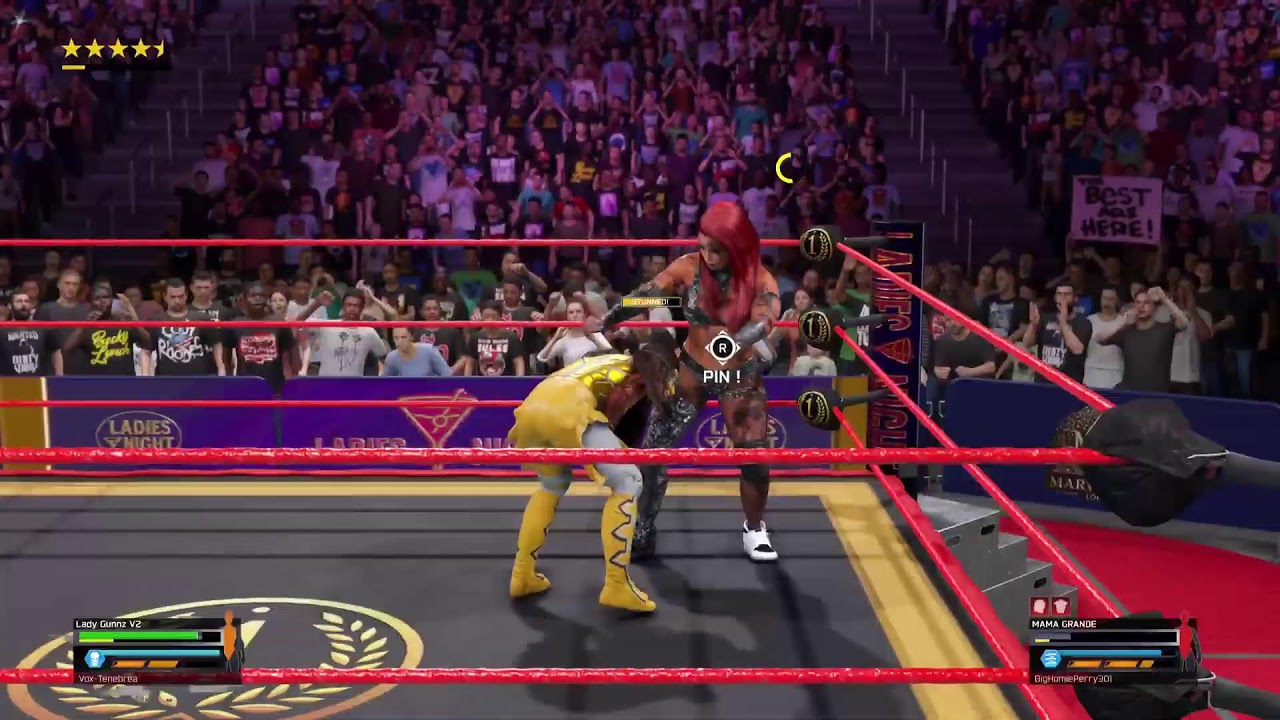 R1W Ladies Night Lady GunnZ Vs Mama Grande