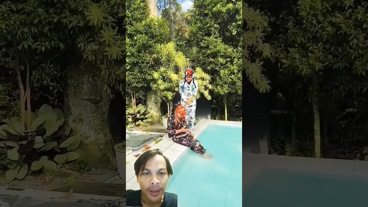 teh nur lagi bagi bagi jagung @nurrayni25real #greenscreen