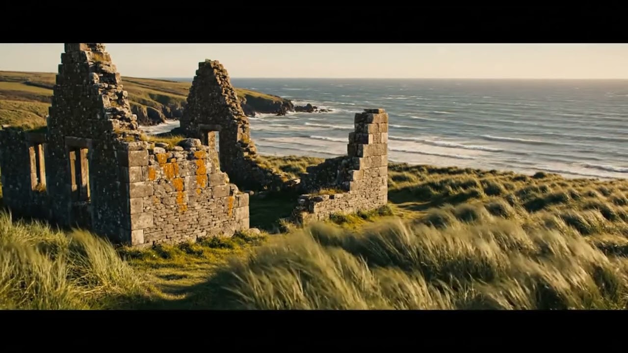 Peaceful Medieval Music | Ocean Waves for Sleep & Relax