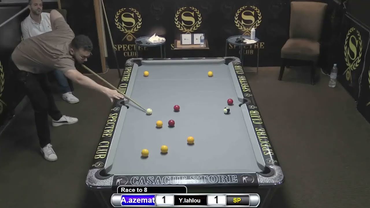 tournoi challenge debutant amateur  - youssef lahlou vs amine azelmat -  RACE TO 8
