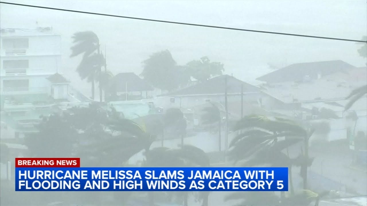 Category 5 Hurricane Melissa brings flooding and catastrophic winds to Jamaica