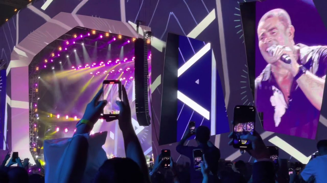 Justin Bieber - Formula 1 Jeddah Concert 2021 | حفلة جاستن بيبر وعمرو دياب فورملا 1