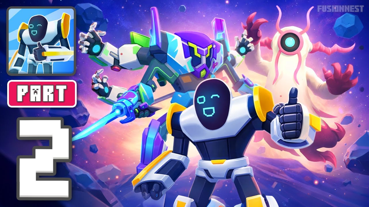 Mechangelion: Robot Fighting - Gameplay Walkthrough Part 2 - Robots Clash Hard (iOS, Android)