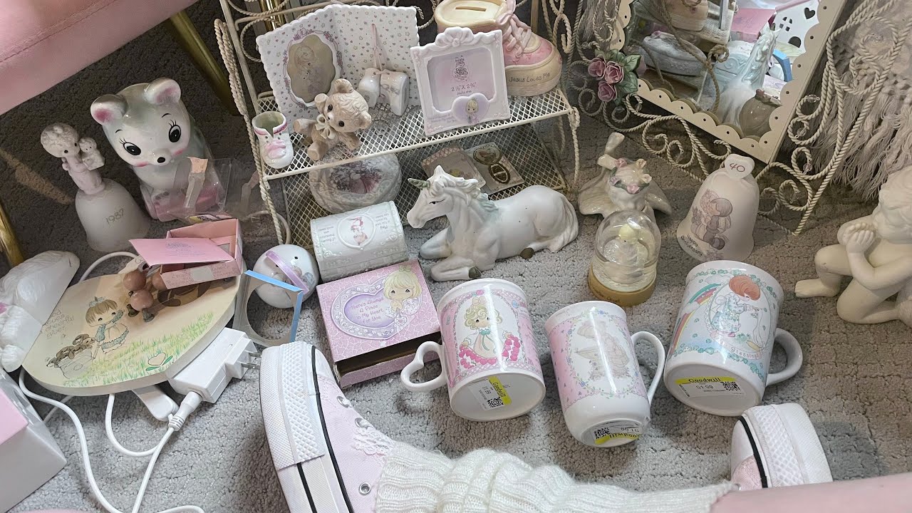 best thrift haul ever ♡ | precious moments + trinkets