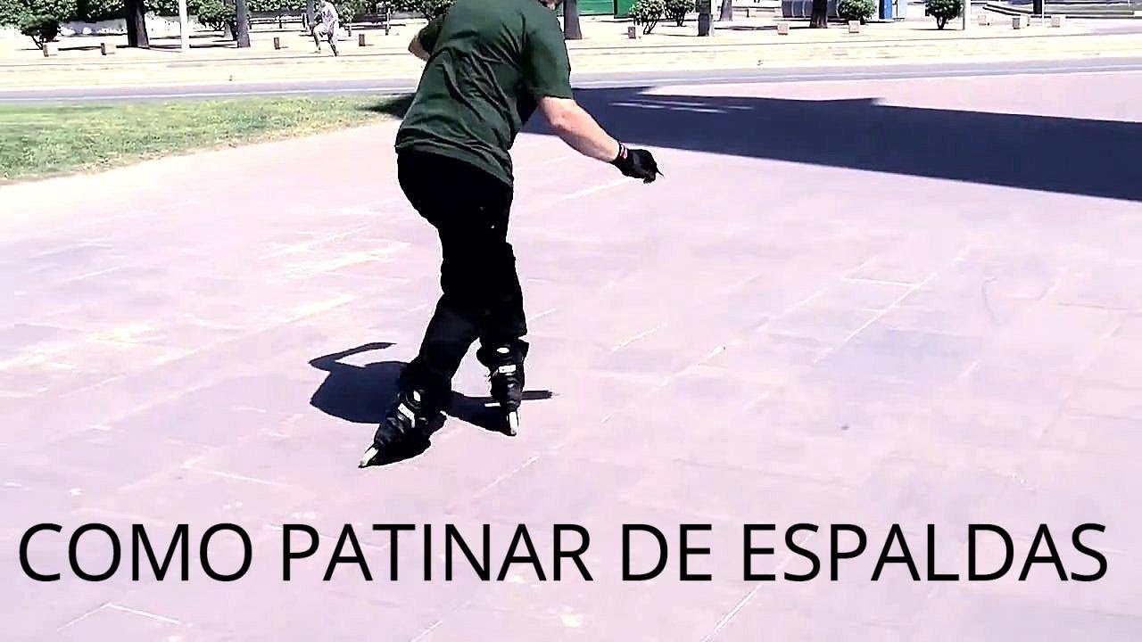 Tutorial como patinar de espaldas Patinaje en Línea
