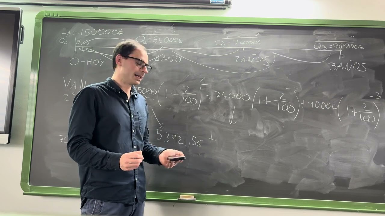 Introducción: calcular el VAN de un proyecto (valor actual neto)