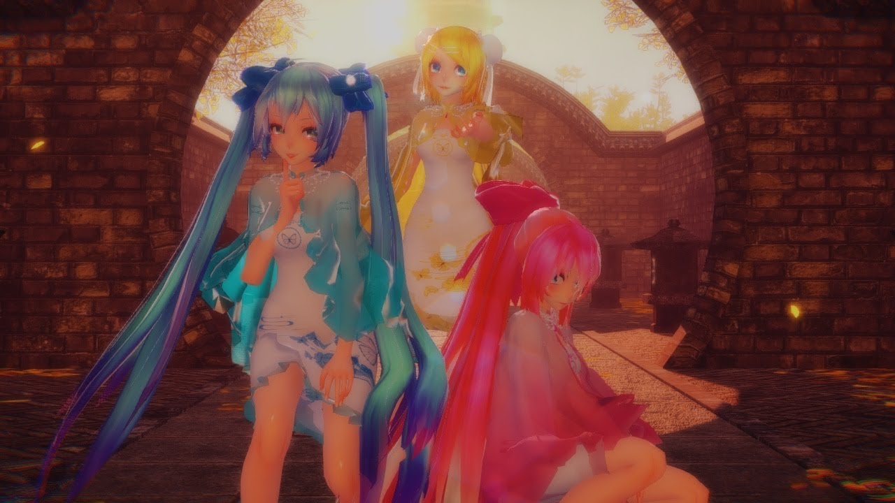 【MMD】 URUSaaA愛 【Rin,Luka,Miku】