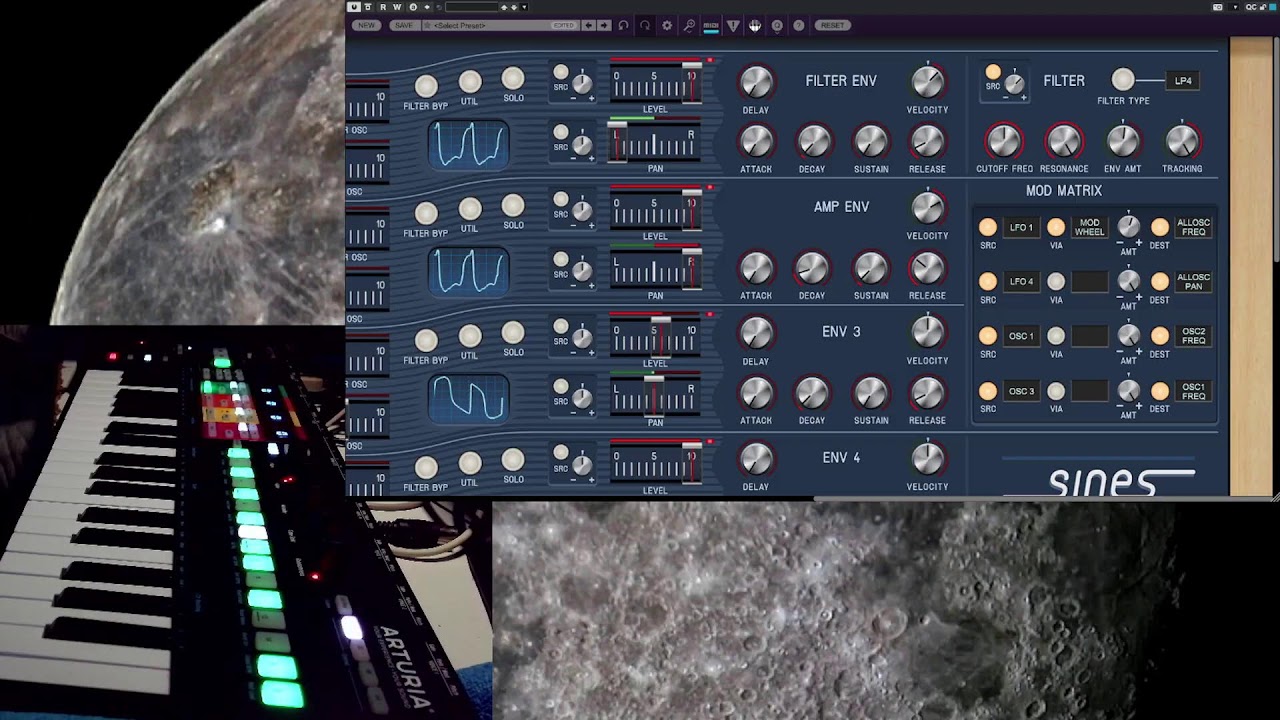 Cherry Audio SINES Synthesizer Let's Sound Design and Play