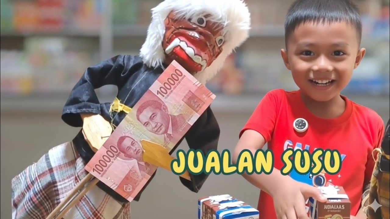 Wayang Golek Jualan Susu, Haziq Jadi Pembeli