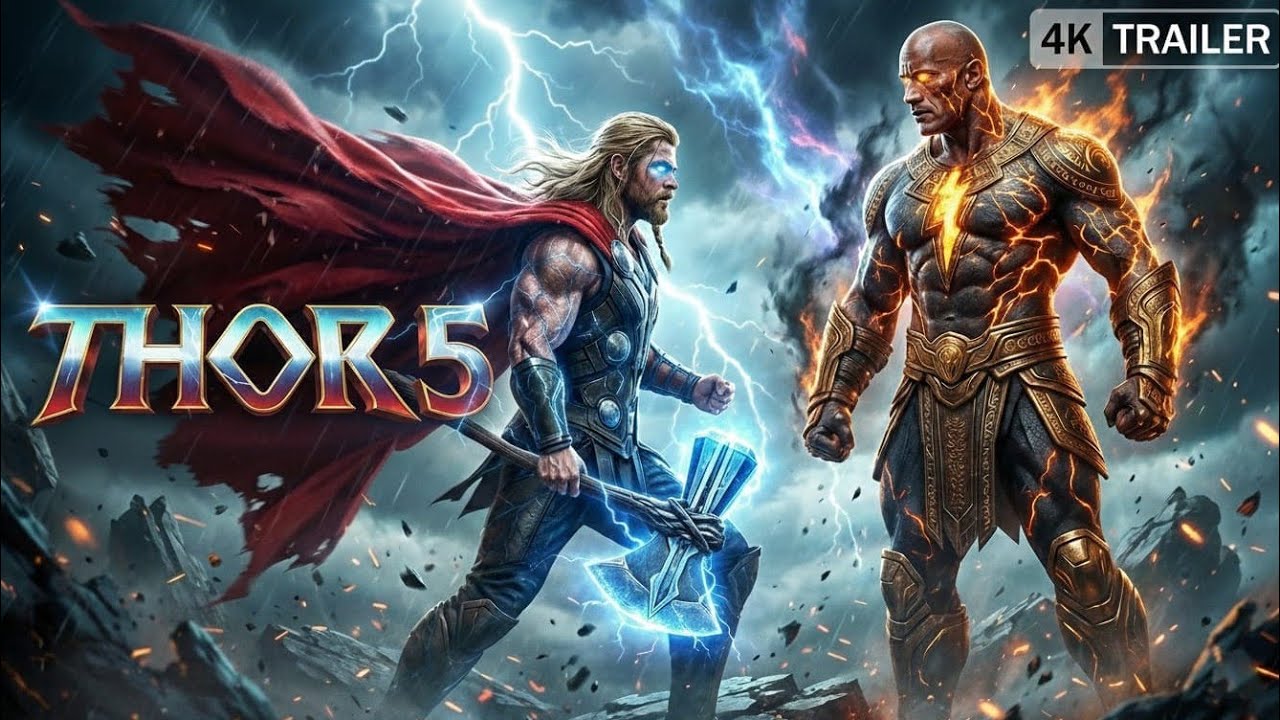 THOR 5 (2026) First Look | Chris Hemsworth & Dwayne Johnson | 4K Concept