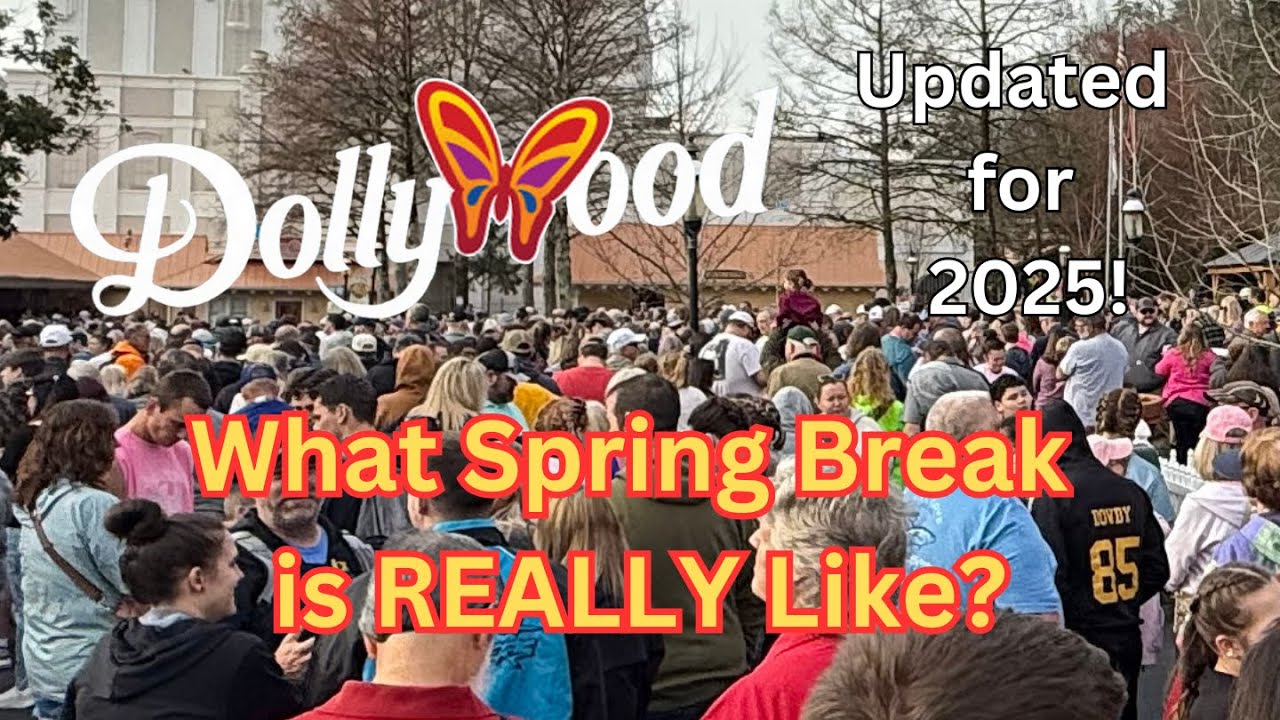 Dollywood Spring Break Saturday Chaos! | Ride Wait Times, Crowds & Final Festival Look