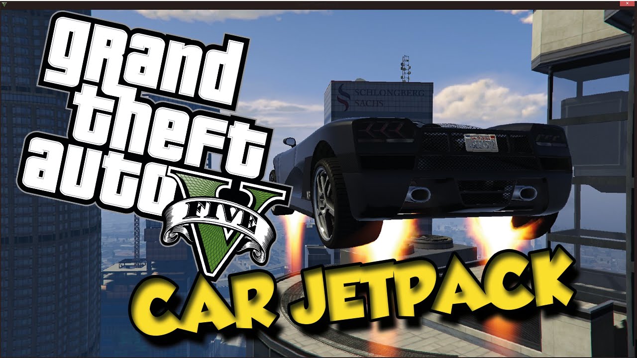 GTA V CAR JETPACK | GTA V NA MODACH - LATAJĄCE SAMOCHODY + DOWNLOAD [PL]