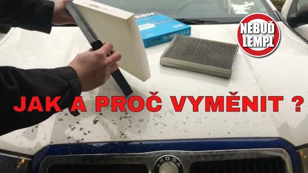 Jak vyměnit kabinový filtr Škoda Fabia