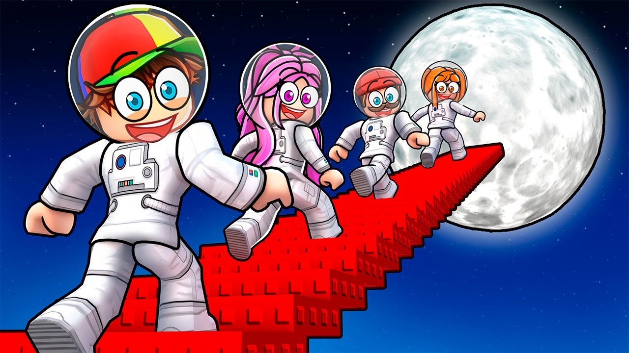 СТРОИМ НА ЛУНУ В ROBLOX