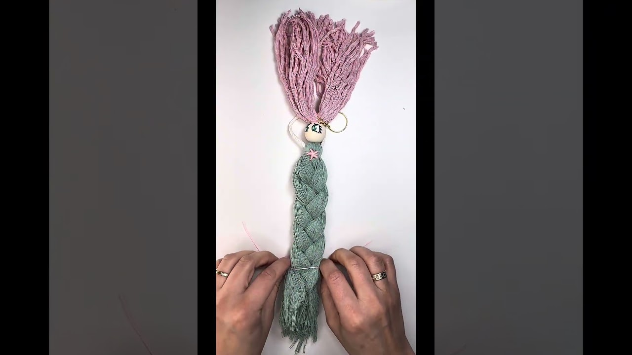 Macramé Mermaid – Step-by-Step Tutorial by Angel Craft Canada