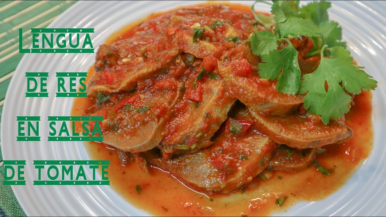 Lengua de res en salsa de tomate