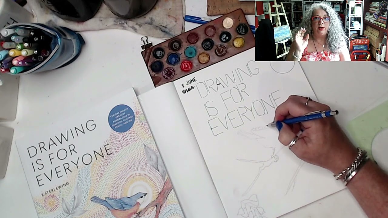 Summer Projects and Journal Cover, New Art books, and Watercolor with me