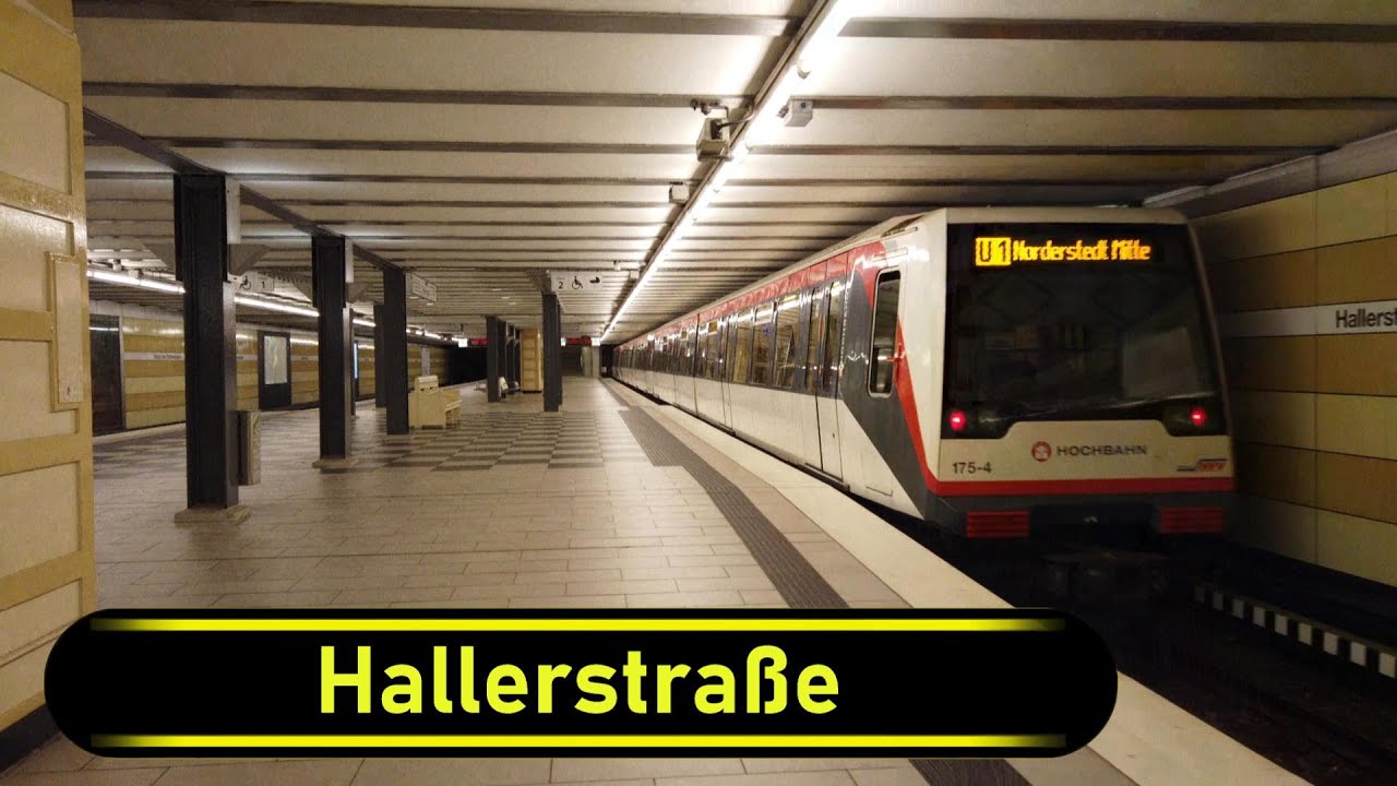 U-Bahn Station Hallerstraße - Hamburg 🇩🇪 - Walkthrough 🚶