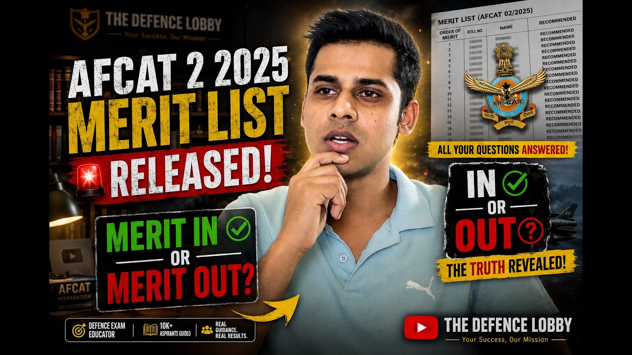 AFCAT Merit List Out..Am I In? #afcat  #afcat2026  #indianairforce  #ssb  #defenceaspirants