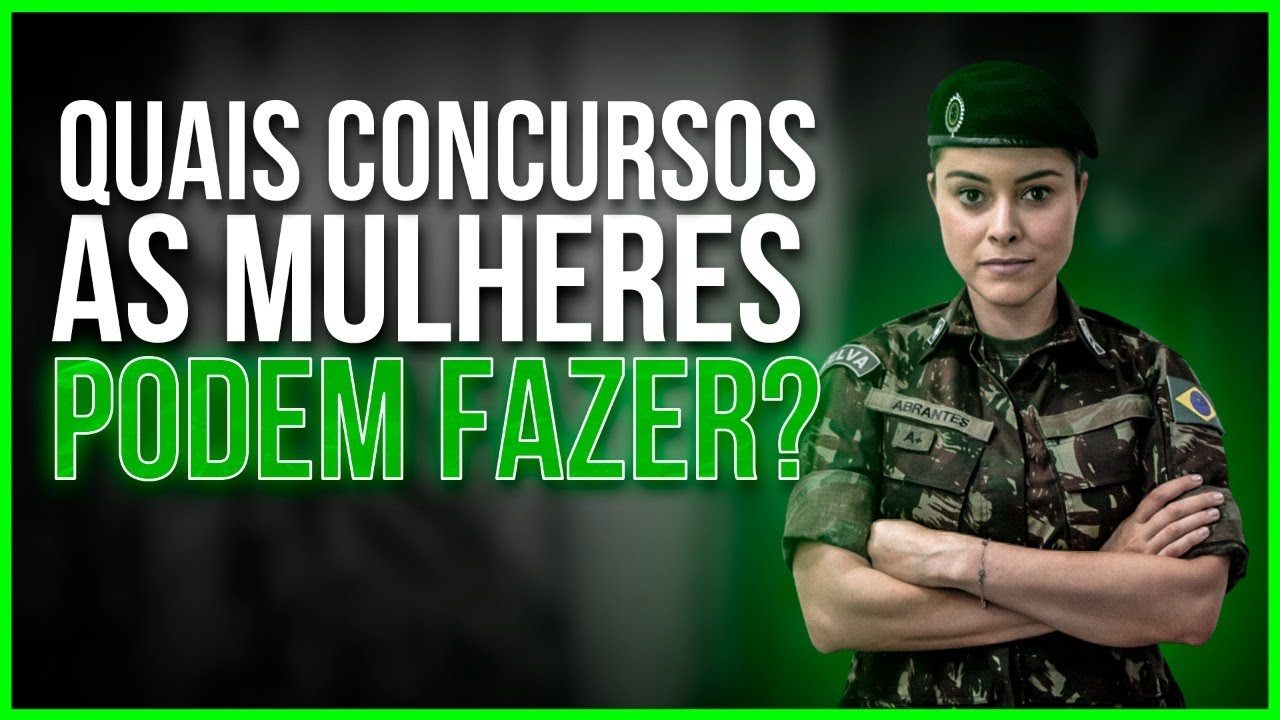 CONCURSOS MILITARES PARA MULHERES (O Guia Completo)