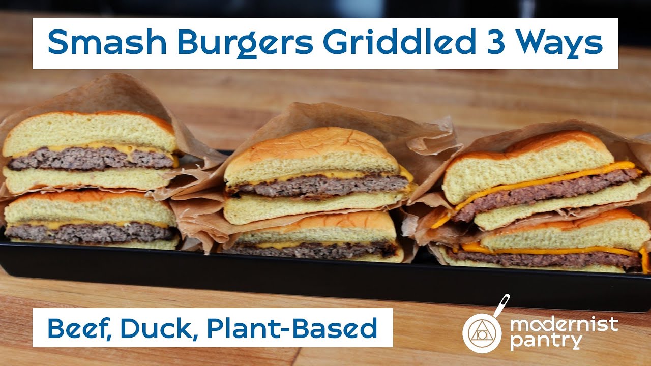 Smash Burgers Griddled 3 Ways: Beef, Duck, Plant-Based. WTF - Ep. 306
