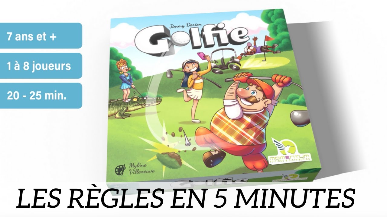 Règles de Golfie en 5 minutes par l'auteur Jimmy Dorion