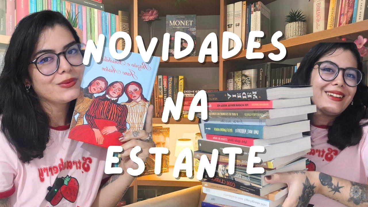 Novidades na estante 📚 lançamentos, compras, recebidos ✨️ muitos livros novos.