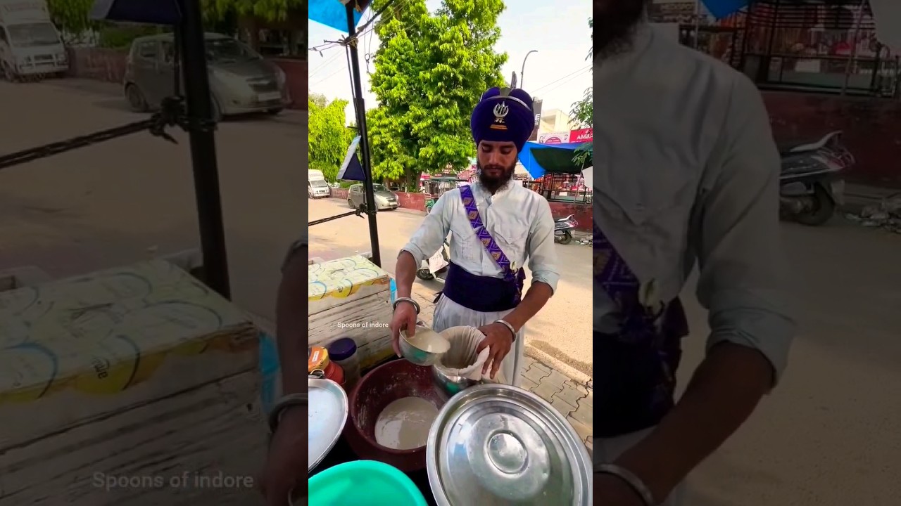 Sardarji Making India's Most Powerful Protein Shake #milkshake  #streetfood #shorts