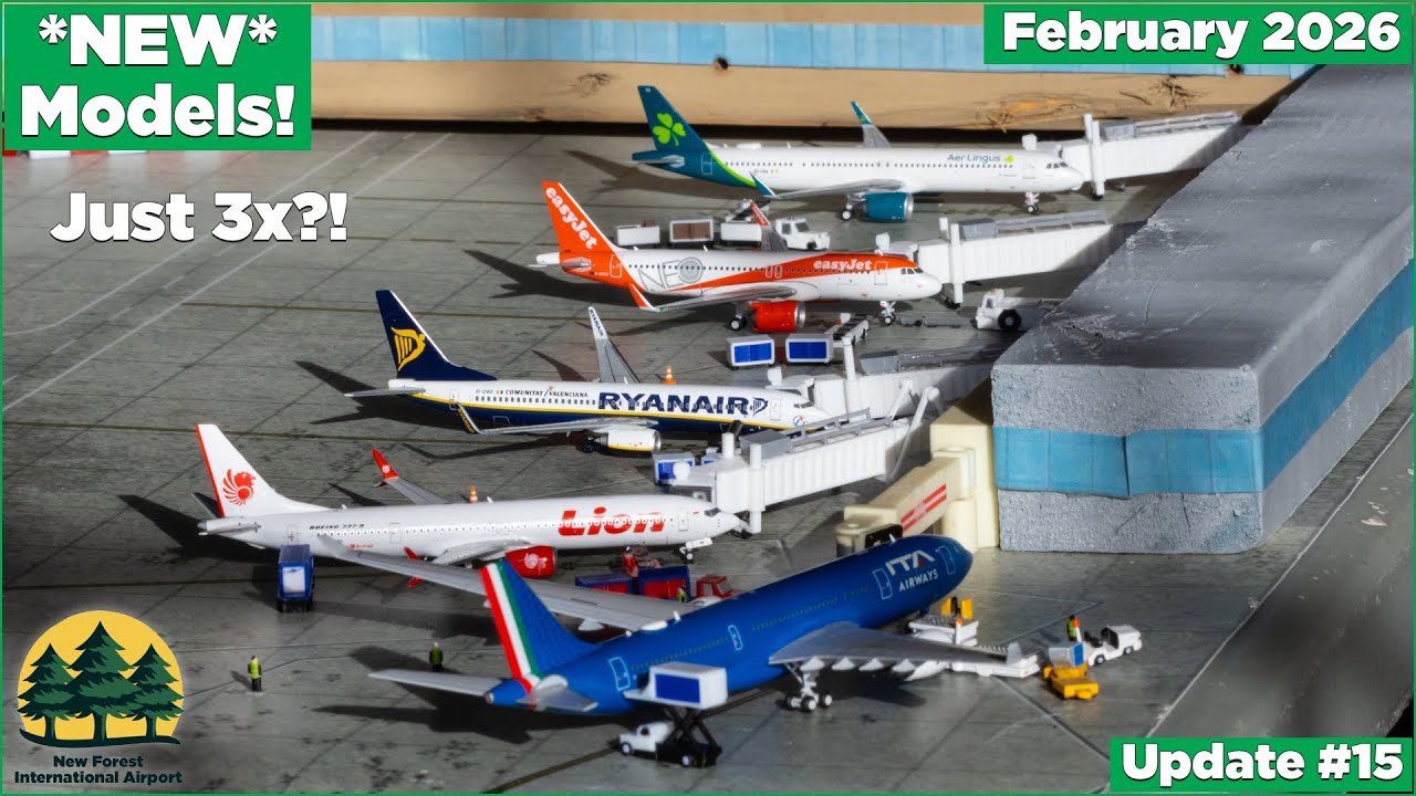 *NEW* Models! | GeminiJets New Forest International Airport update - February 2026