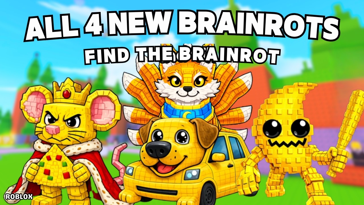 Как получить все 4 НОВЫХ BRAINROTS в Find the Brainrot [431] | Roblox