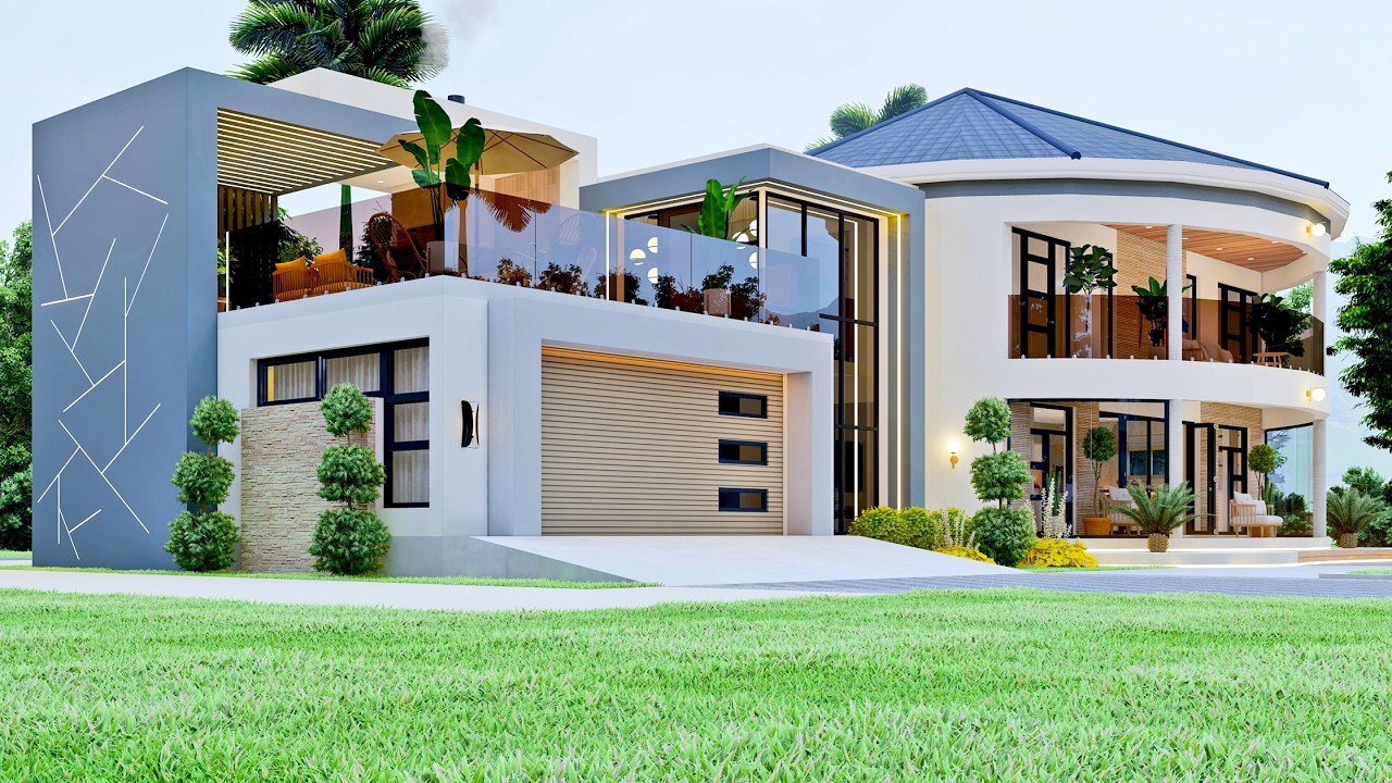 Modern Blissful Roundavel Double storey | Rural but Elegant | 3 Bedrooms