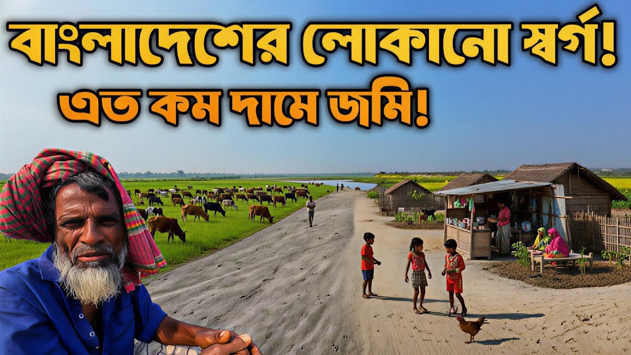 কম দামে জমি, খামারবাড়ির অগাধ সম্ভাবনা—বাংলাদেশের এক বিস্ময়কর চর