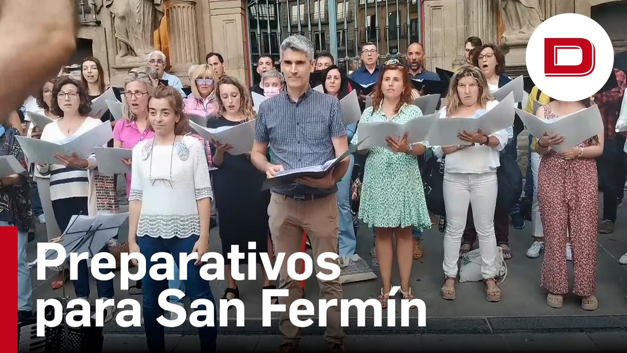 Así es el Orfeón Pamplonés y su ronda presanferminera