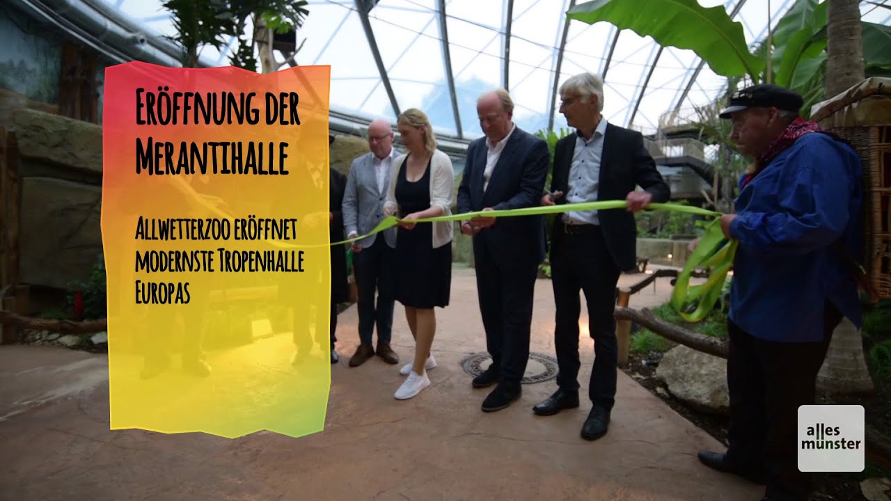 Allwetterzoo eröffnet Merantihalle