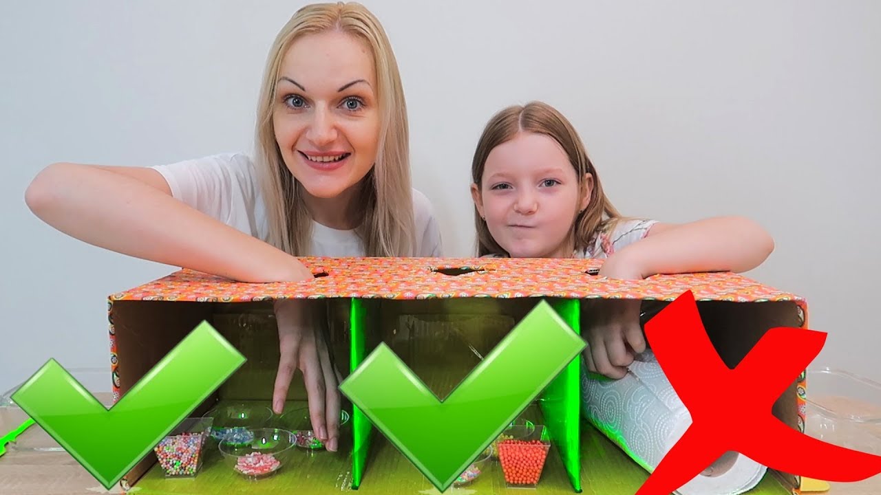 Alege ingredientul corect in Slime | Sofia vs mama